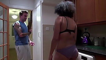 A British Man Has Sex With A Curly-Haired Black Woman In Various Positions