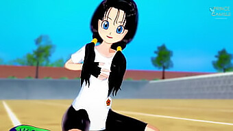 Videl Udtrykker Sin Taknemmelighed For At Instruere Hende I, Hvordan Man Flyver - Dragon Ball Z