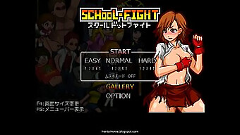 Hentai Gallery: Okeyutei'S School Dot Fight Ver.1.2 Featuring Cartoon Violence And Teen Sexuality