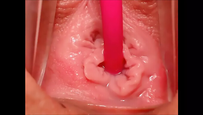 Orgasme Vagina Yang Intens Seorang Gadis Terekam Dalam Gambar Close-Up Yang Ekstrem.