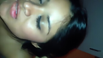 Latina Vixen Receives Cumshot On Her Face