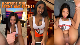 Hot And Natural Tits Waitress Gets Fucked Hard!