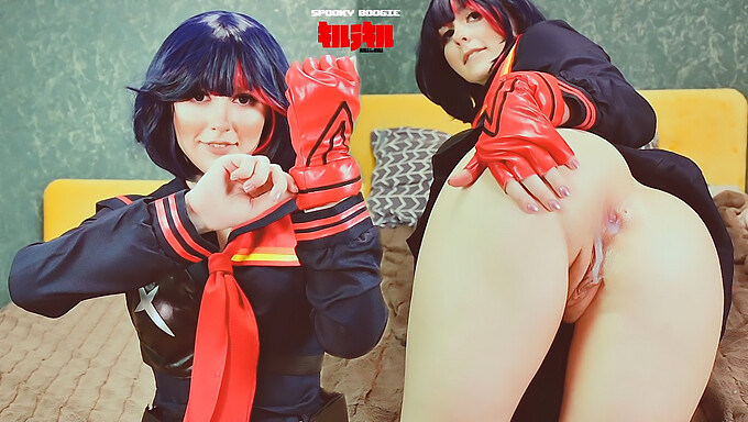 Adolescenta Cosplayer Ryuko Matoi Este Futută Anal De Un Instructor Gol Până Când Primește Un Creampie