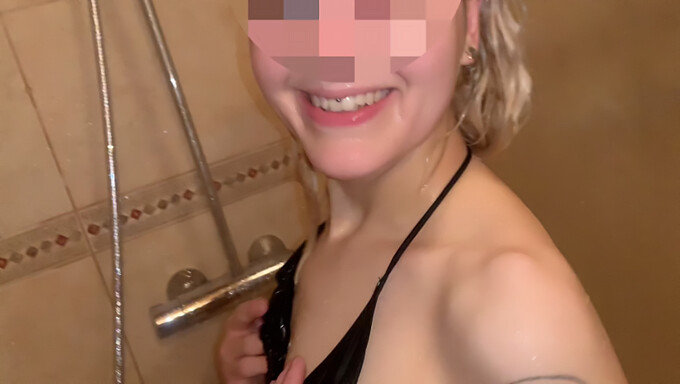 Teen Italian Girl Gets Anal On Camera In The Shower