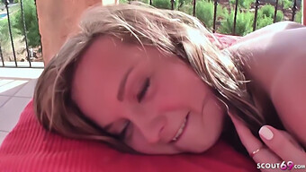 Young German Girl Enjoys Cunnilingus And Kissing In Mallorca