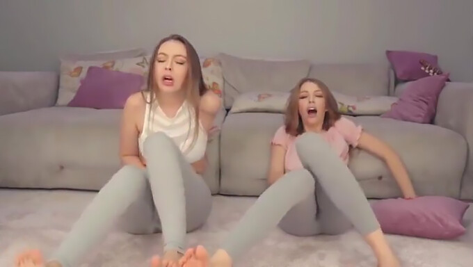 Twin Sisters Indulge In Intense Orgasmic Release