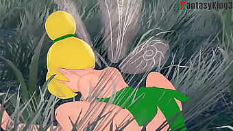 Tinker Bell Osallistuu Seksuaaliseen Toimintaan, Kun Keijumies Tarkkailee | Peter Panin Inspiroima | Lyhyt (Jossa On Punaista)