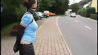 Millie Fenton Gets Bound And Ballgagged In Public