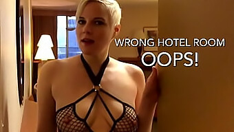 Amateur Guy Gets Lucky With A Hot Stranger In The Wrong Room