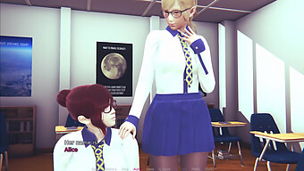 Rose Discovers Her Sexuality At Yuri University In A Steamy 3d Video