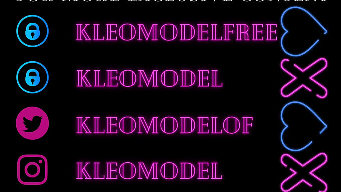 Kleo Model Using Sex Toys For Self-Pleasure