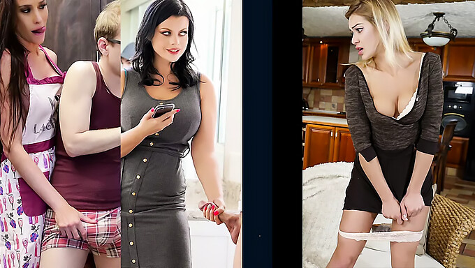 Amber Chase และ Emma Hix ในการเผชิญหน้าเลสเบี้ยนที่เย้ายวนใจ