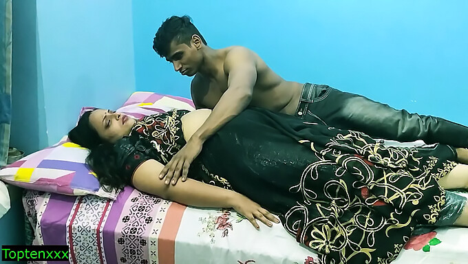 Late-Night Intimate Encounter Between An Indian Stepsister And Stepbrother Captured In Homemade Footage