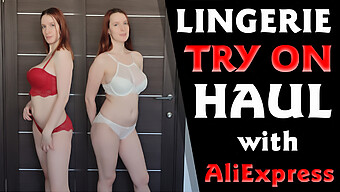 Russian Teen Aliexpress Haul And Lingerie Try-On Video