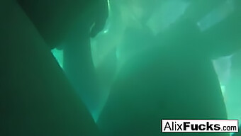 Secretly Recorded Lesbian Encounter Between Alix And Jenna Underwater