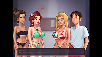 Orgy With Big-Cocked Cartoon Characters In Summertime Saga