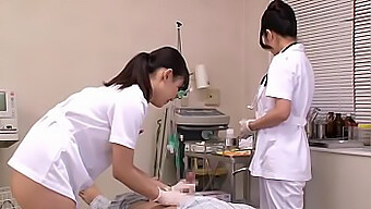 Japanese Nurses Provide Medical Care To Patients In A Hospital