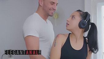 Stirling Cooper And Matilde Ramos Engage In Sensual Anal Play In The Morning