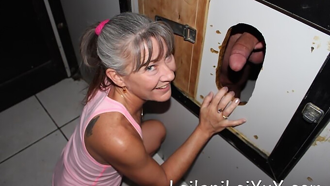 Une Milf Expérimentée Explore Un Nouveau Plaisir Au Glory Hole Pour La Première Fois